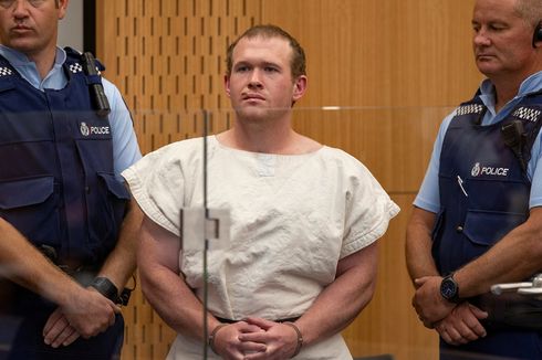 Teroris Penembak Masjid Selandia Baru Tulis Surat Bernada Kebencian dari Penjara