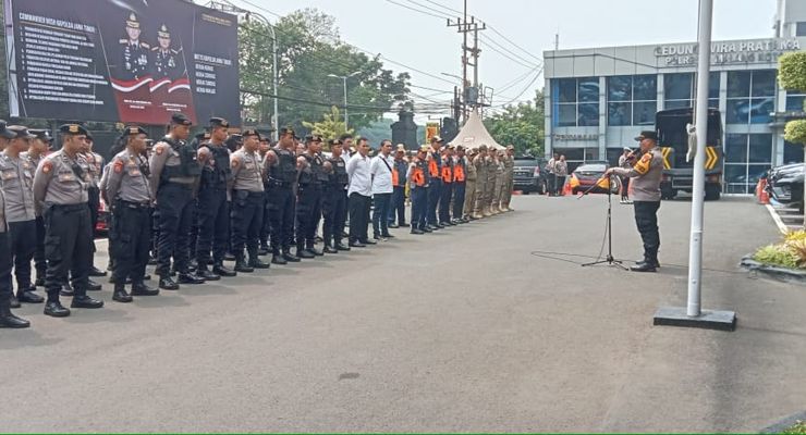 Antisipasi Kelelahan Saat Amankan Coblosan Pilkada, Puluhan Polisi Kurang Fit di Kota Malang Jadi Pasukan Cadangan