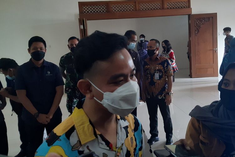 Wali Kota Solo, Gibran Rakabuming Raka di Solo, Jawa Tengah, Selasa (22/3/2022).