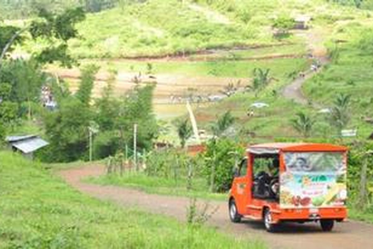 Agrowisata Ngebruk di Kendal, Jawa Tengah.