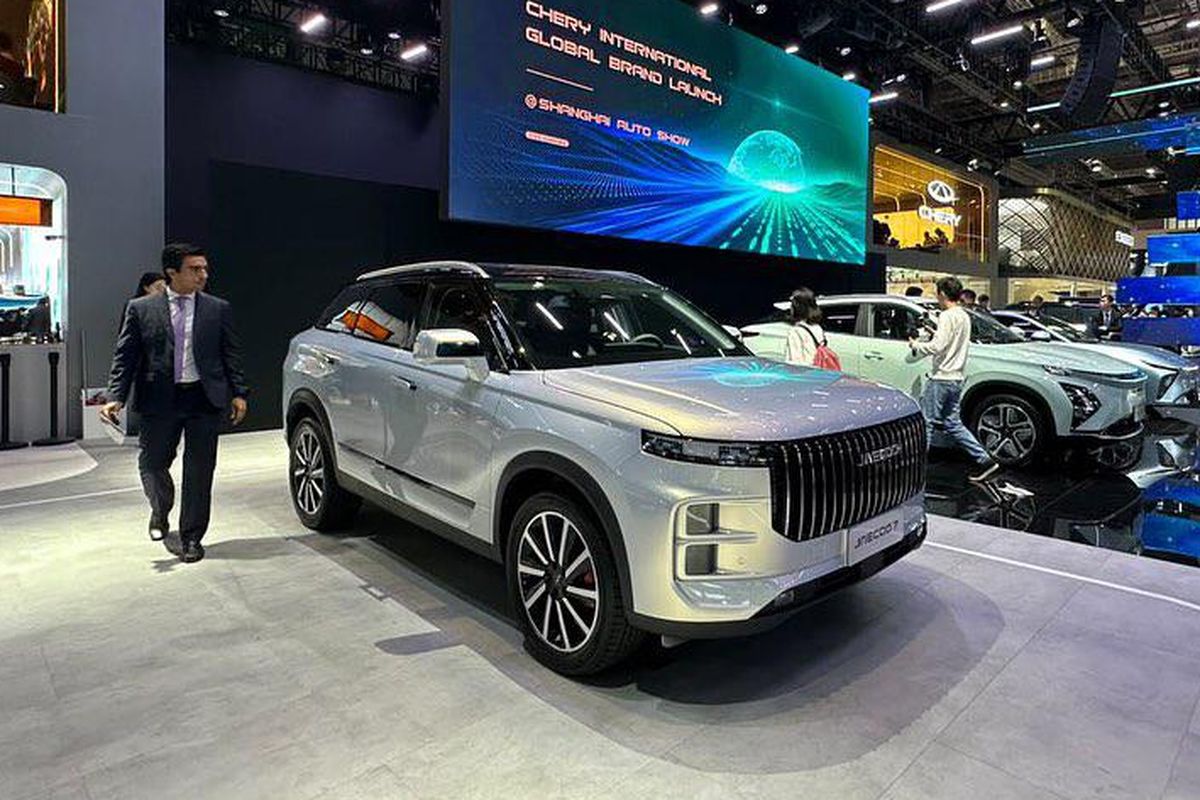 Chery memperkenalkan SUV Jaecoo PHEV di Shanghai Auto Show 2023