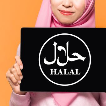 Ilustrasi logo halal. 