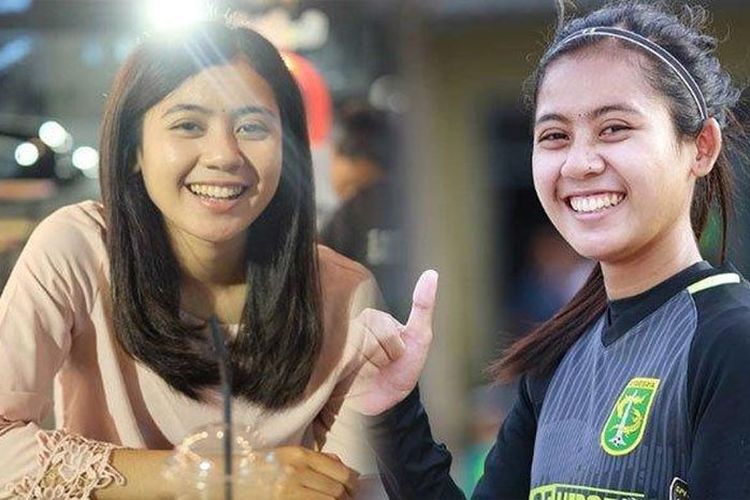 Potret mantan kiper Persebaya Putri, Nabila Ghassani.