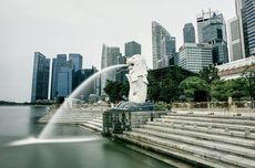 Patung Merlion di Singapura Akan Ditutup sampai Desember 2023