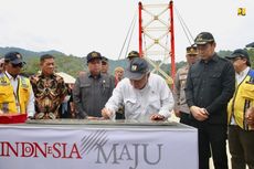 Jembatan Gantung Kareho Diresmikan, Akses Warga Menuju Kota Putussibau