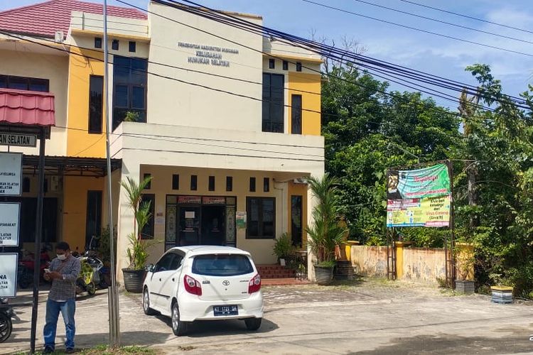 Kantor Kelurahan Nunukan Selatan Kabupaten Nunukan Kaltara. Oknum RW SK yang menjadi terduga pelaku asusila terhadap tetangganya berada du bawah tanggung jawab kantor ini