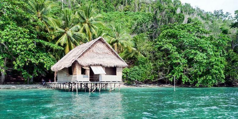 Kriss Iba Homestay di Batanta, Raja Ampat.