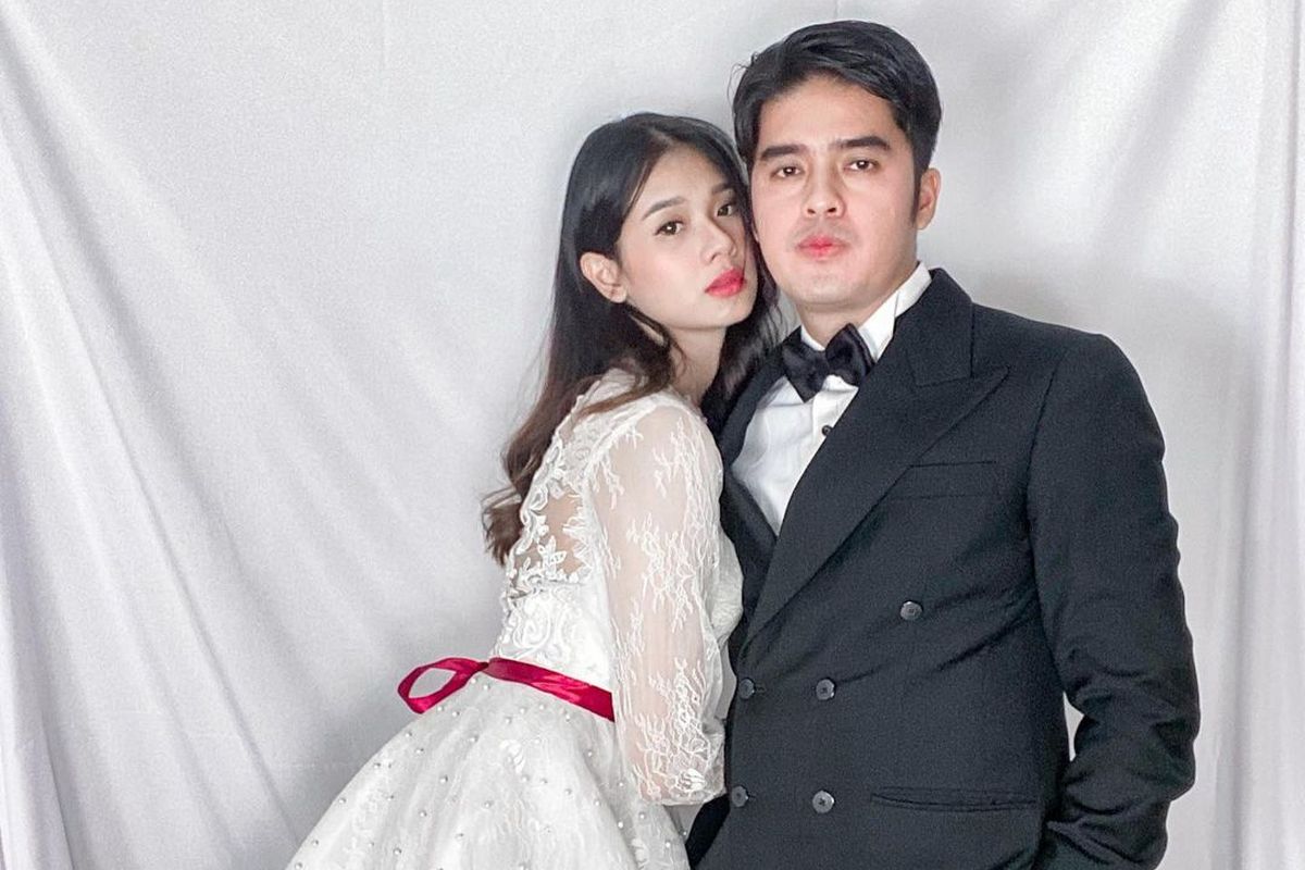 Amanda Zevannya dan suaminya Gideon Simanjuntak.