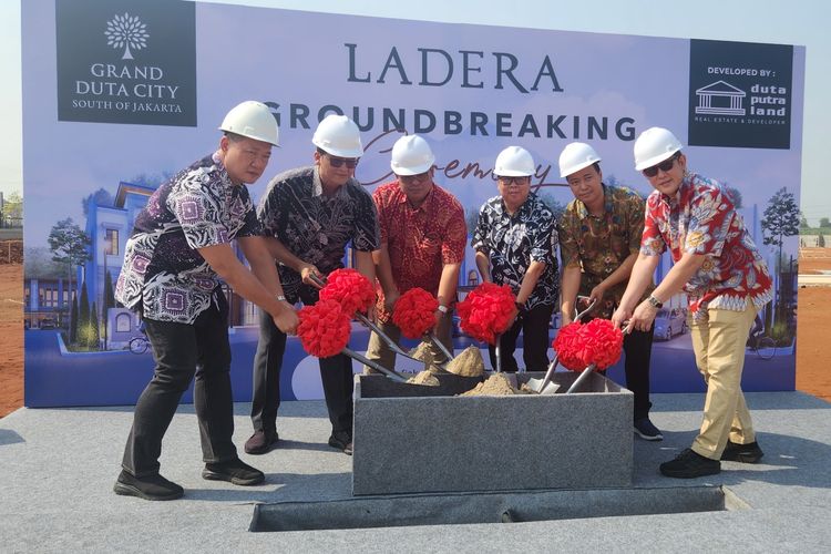 Groundbreaking Klaster Ladera, Rabu (13/9/2023).