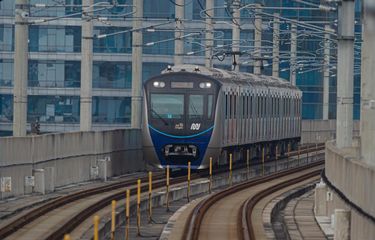Ilustrasi MRT Jakarta.