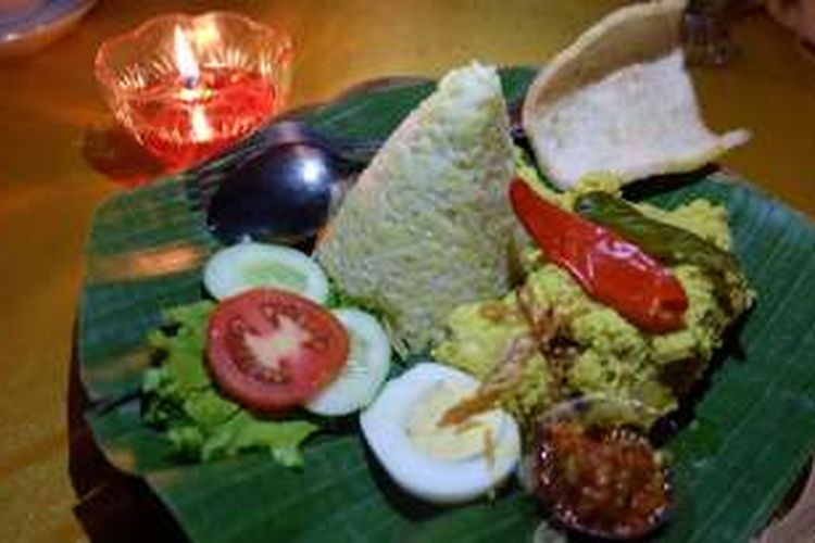 Nasi bogana menu andalan dari restoran Pawon Bogana.