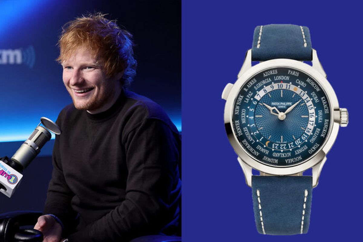Ed Sheeran koleksi Patek Philippe World Time ref 5230P/001