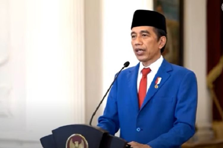 Presiden RI Joko Widodo dalam pidatonya di Sidang Umum PBB ke-75, Rabu, 23 September 2020.
