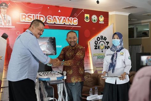 Peduli Cianjur, PT Hisense International Indonesia Donasikan Alat Medis