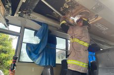 Korsleting, Bus Asrama Polisi di Cilacap Terbakar Saat Parkir