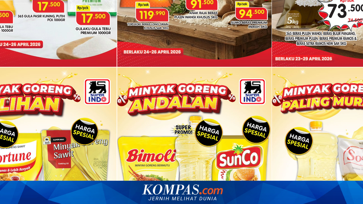 Promo Superindo Hari Ini 5 Juli 2026, Gula Berbagai Merk Mulai Rp 17.000