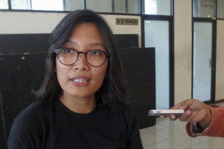 Wakil Koordinator Kontras Puri Kencana Putri saat ditemui di kantor LBH Jakarta, Menteng, Jakarta Pusat, Selasa (25/10/2016).