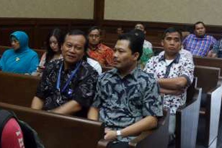 Manajer Pemasaran PT Brantas Abipraya, Dandung Pamularno, menghadiri sidang putusan di Pengadilan Tipikor, Jakarta, Jumat (2/9/2016).