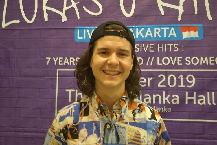 Lukas Forchhammer, vokalis Lukas Graham dalam wawancara eksklusif di The Hall Kasablanka, Selasa (1/10/2019).