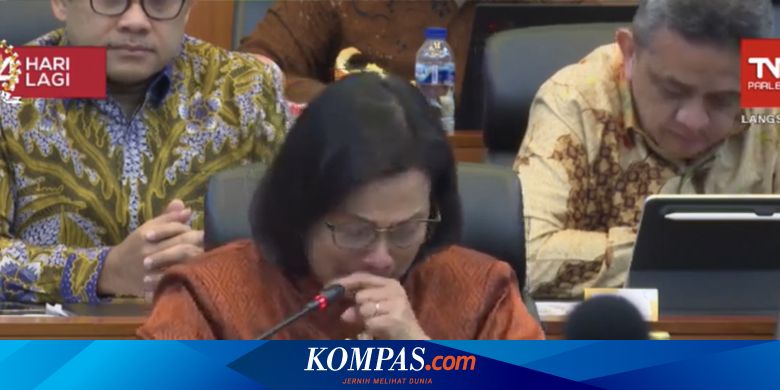Sri Mulyani Menangis Saat Rapat Bahas RAPBN 2025 Bersama DPR