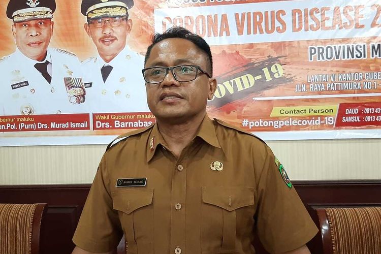 Ketua Harian Gugus Tugas Percepatan Penanganan Covid-19 Provinsi Maluku, Kasrul Selang