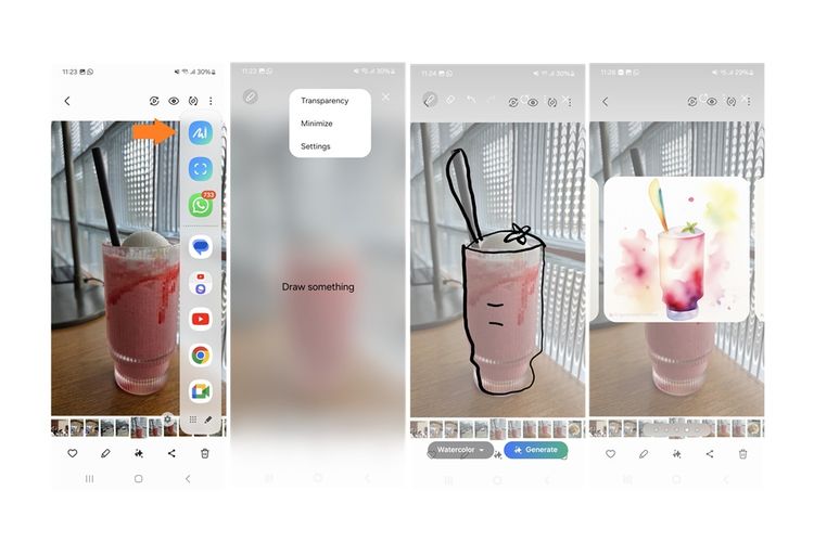 Cara Pakai Fitur AI Sketch to Image di Samsung Galaxy Z Flip 6