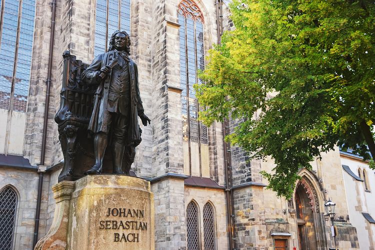 Patung Johann Sebastian Bach