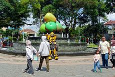 Libur Lebaran, Kunjungan Wisatawan ke Alun-Alun Kota Batu Meningkat