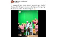 Viral Video Virtual Wedding dengan Green Screen di Yogyakarta, Ini Cerita Lengkapnya...