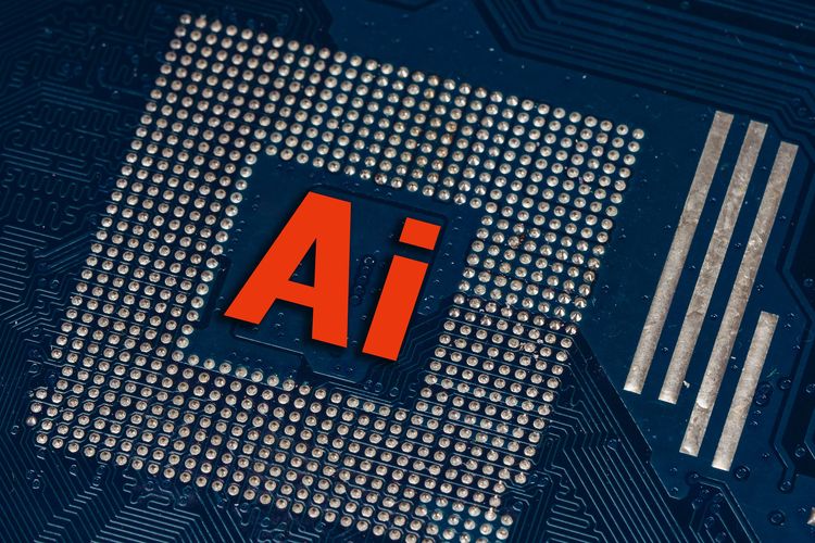 Ilustrasi kecerdasan buatan atau artificial intelligence (AI). 