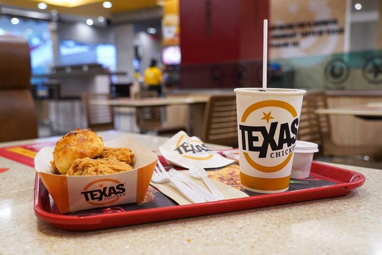 Ilustrasi menu Texas Chicken.