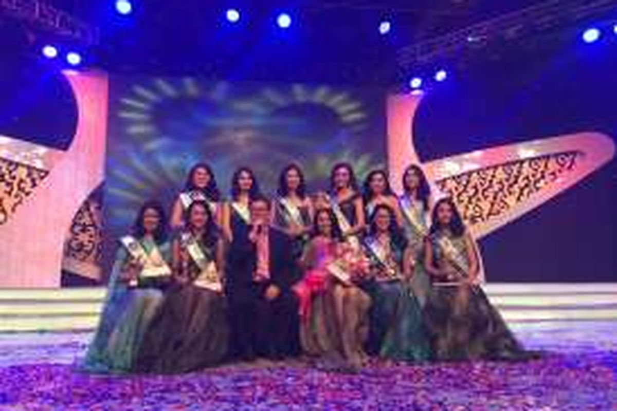 Malam Grand Final Miss Earth Indonesia 2016, di Jakarta, Jumat (5/8/2016). 