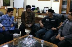 Temui Imam Masjid Agung Sunda Kelapa, Agus Mengaku Tak Kampanye 