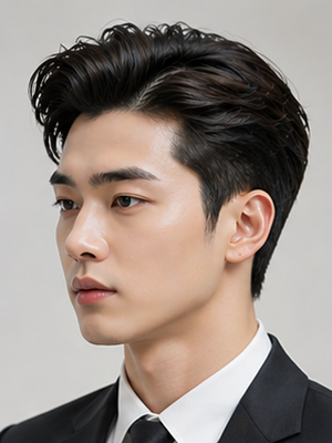 20 gaya rambut pria Korea dari two block hingga comma hair, tampil rapi, stylish, dan kekinian.
