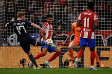 HT Atletico Madrid vs Man City 0-0, The Citizens Buntu meski Dominan