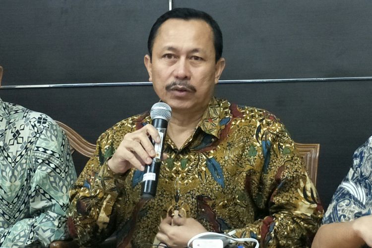 Ketua Komnas HAM, Ahmad Taufan Damanik ketika ditemui di Kantornya, Jakarta, Senin (4/6/2018).