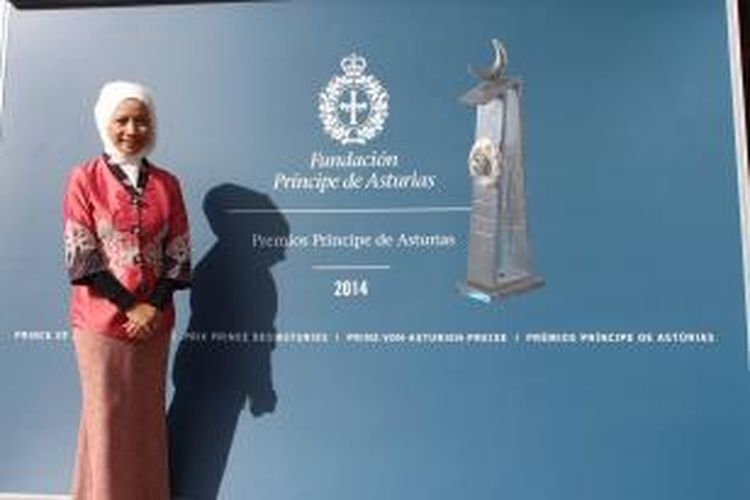 Sidrotun Naim di Spanyol, Rabu (22/10/2014). Peneliti asal Indonesia ini terpilih menerima penghargaan Prince(ss) of Astuarias.