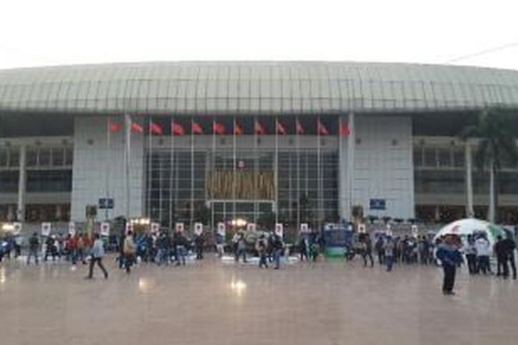 Stadion Nasional My Dinh di Hanoi, Vietnam.