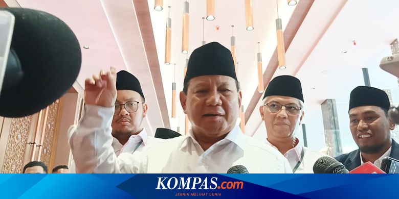 Jelang Putusan MKMK Soal Pelanggaran Etik Hakim, Prabowo: Ya Tanya ke Sana