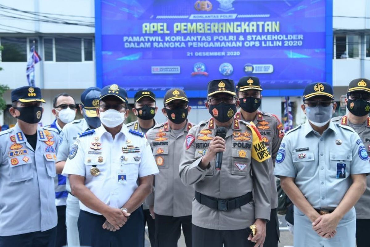 Kakorlantas Persiapan Pengawasan Natal dan tahun baru