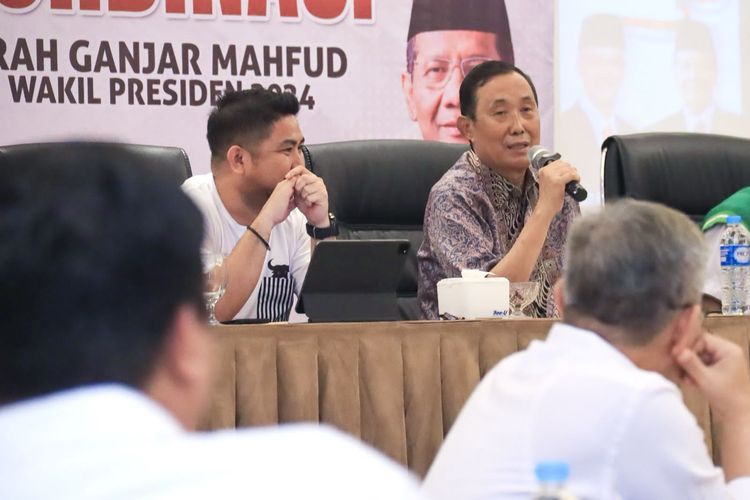 Mantan Gubernur Kalimantan Selatan Rudy Ariffin ditetapkan sebagai TPD Ganjar-Mahfud Provinsi Kalsel.