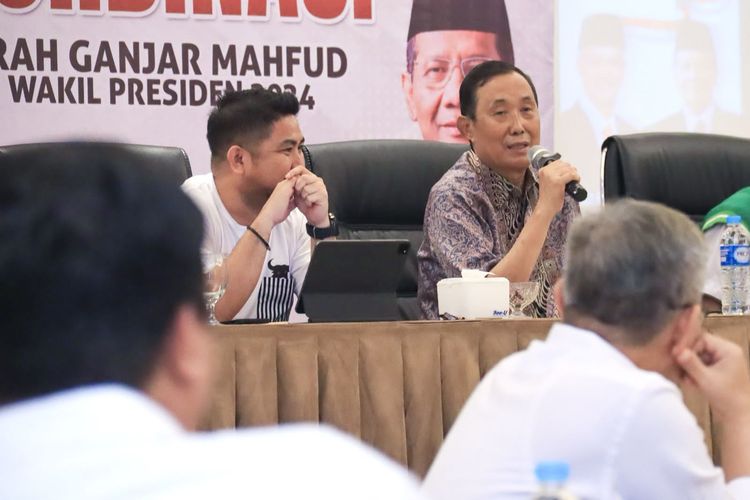 Foto Mantan Gubernur Kalsel Rudy Arifin Jadi Ketua Tpd Ganjarmahfud Di Kalsel