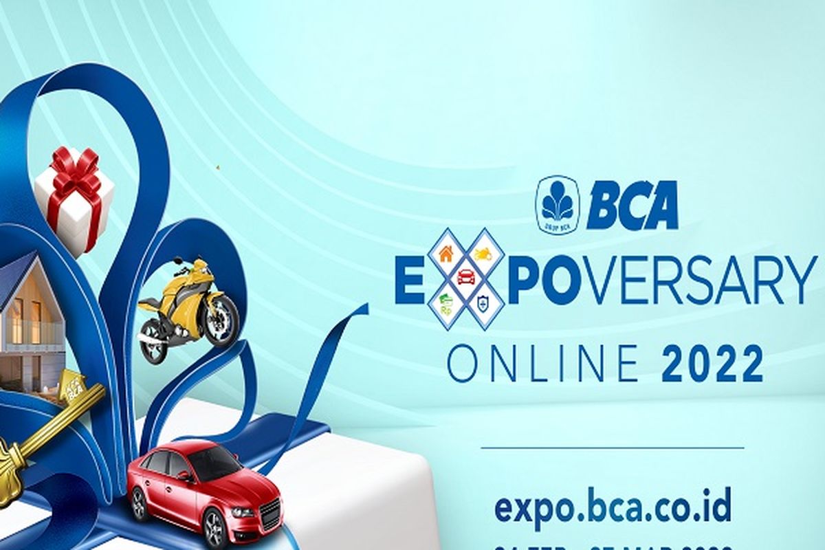 Pada BCA Expoversary Online 2022, Bank BCA memberikan sejumlah penawaran menarik untuk berbagai produk perbankan, mulai dari Kredit Pemilikan Rumah (KPR), Kredit Kendaraan Bermotor (KKB), Kredit Sepeda Motor (KSM), hingga produk-produk solusi perbankan BCA lainnya.