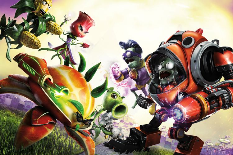 Ilustrasi game Plant vs Zombies: Garden Warfare 2.