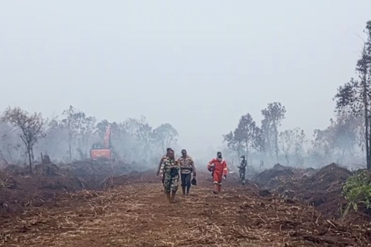 Presiden Prabowo Batal Berkunjung, Bupati Kampar Kabur Saat Ditanya Soal Penanganan Karhutla