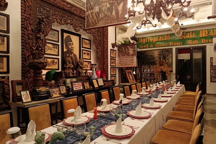 Ruang Soekarno di House of Tugu, Old Town Jakarta, Jumat (17/4/2026). Sabtu besok ada Mystery Walk & Tour The Forbidden House of Batavia (Rumah Terlarang Batavia) di Kota Tua, dilanjutkan dengan fine dining.