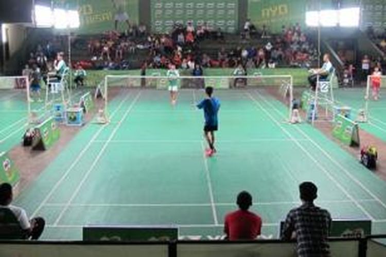 Suasana MILO School Competition di GOR Susy Susanti, Tasikmalaya