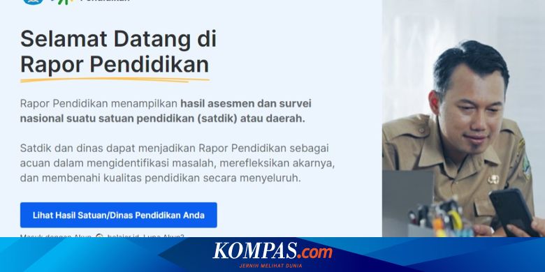 Kemendikbud: Lihat Hasil Asesmen Nasional dari Rapor Pendidikan