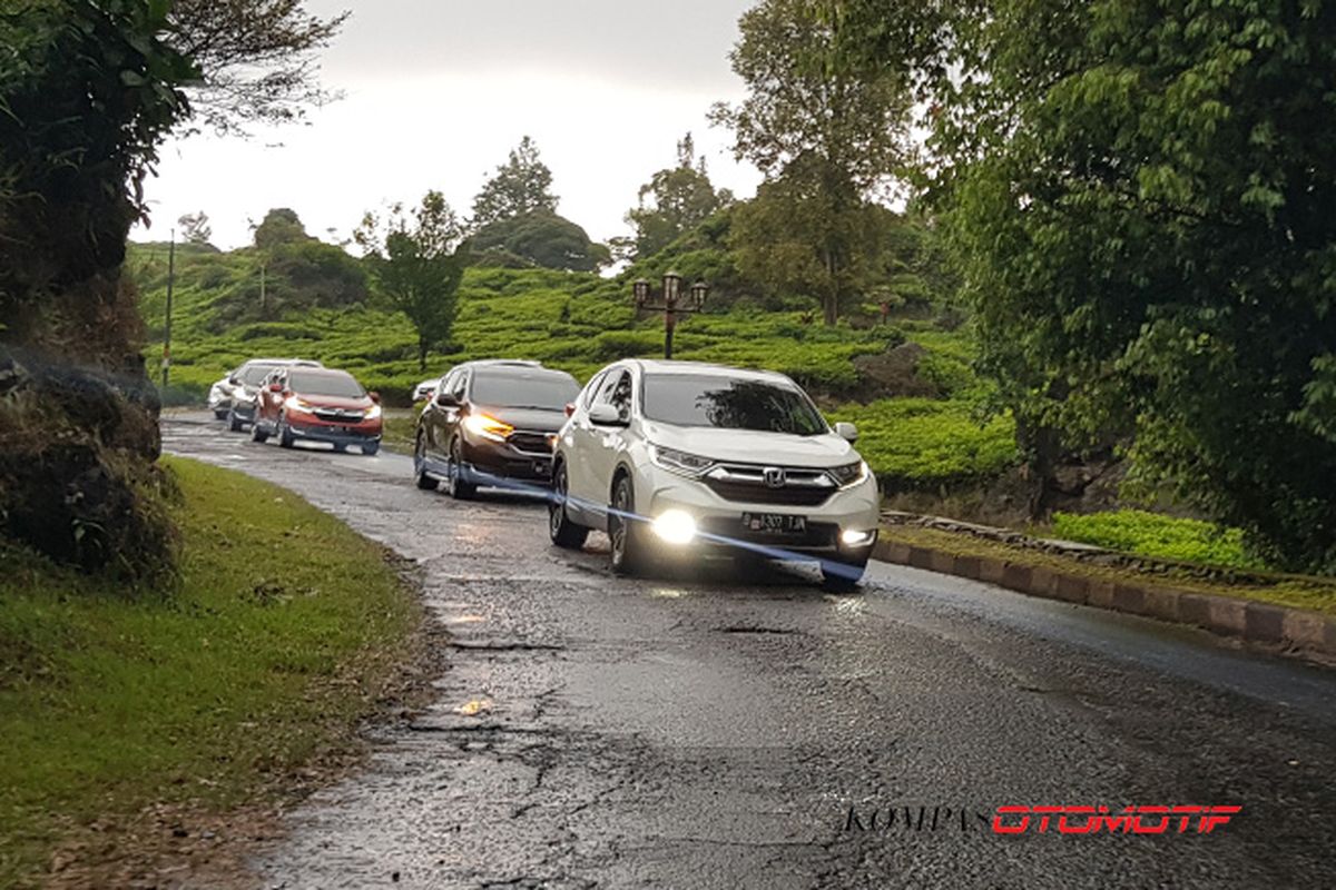 Test Drive honda CR-V di Situ Patenggang