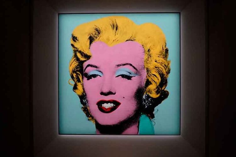 Marilyn Monroe karya Andy Warhol.